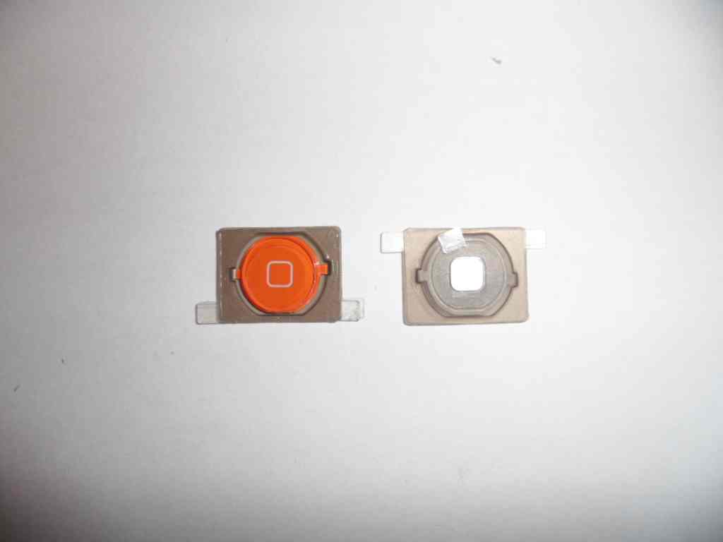 Repuesto Boton Home Apple Iphone 4s Naranja
